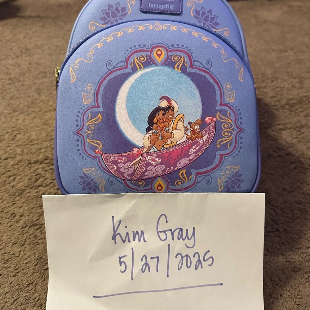 Loungefly Purple and Blue Backpack